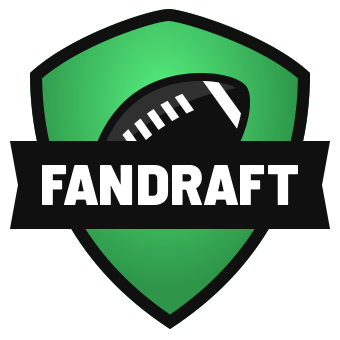 FanDraft fantasy football draft board logo on a light background